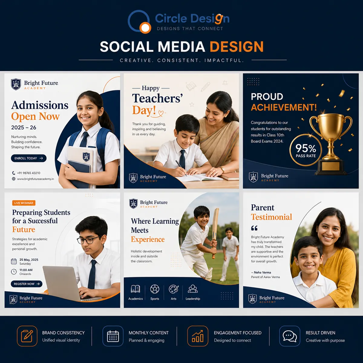 Social media design category image from Circle Design